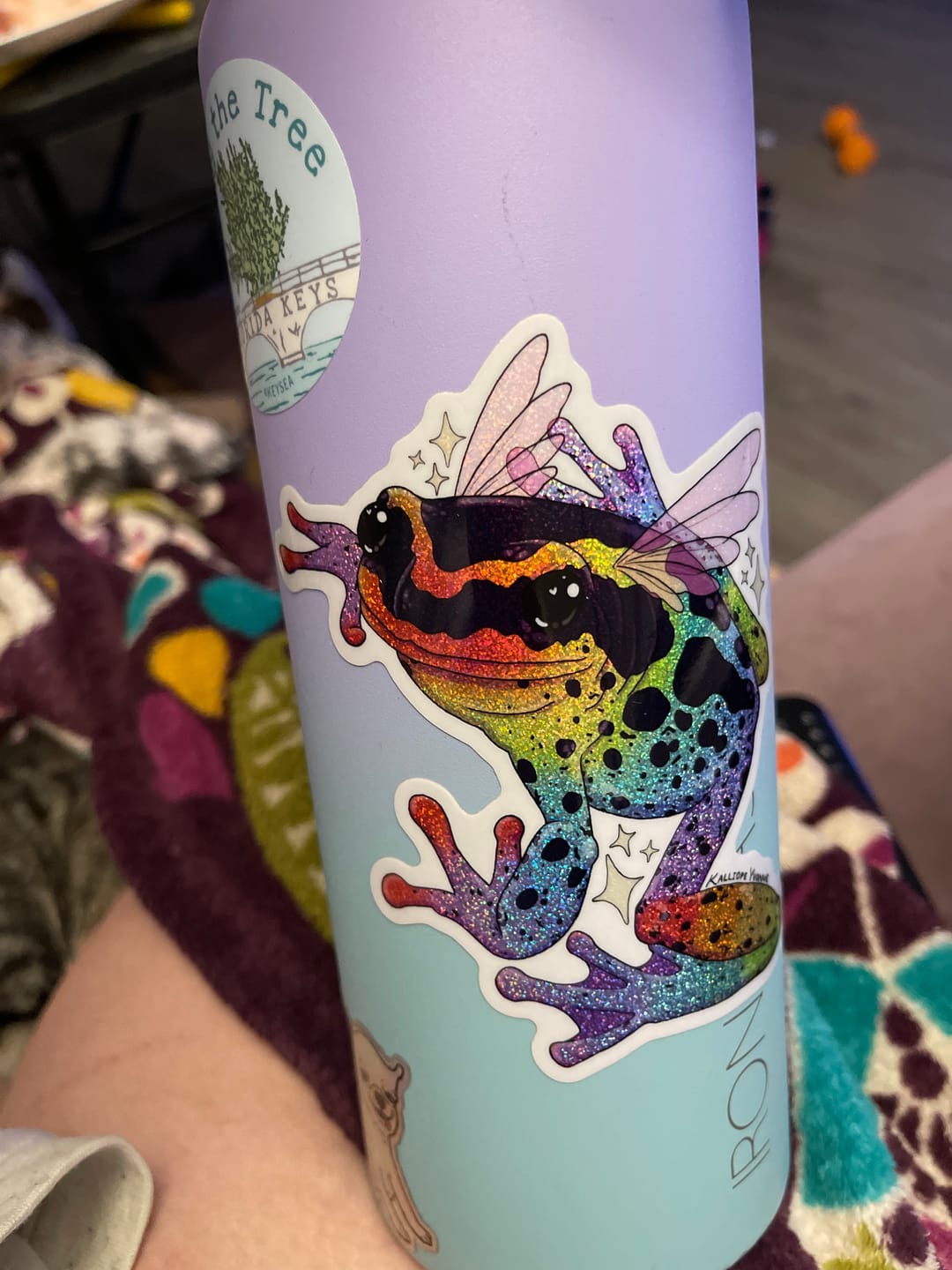 Customer photo review of Limited Edition "Rainbow Dart Fairy" Vinyl Sticker