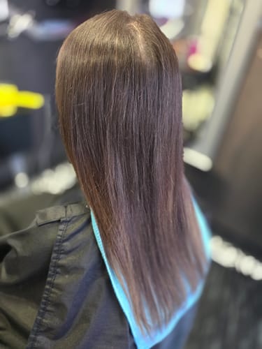 Customer photo review of Full Shine Sew In Hair Weft Bundles 100% Remy Human Hair Balayage (#2/3/27)