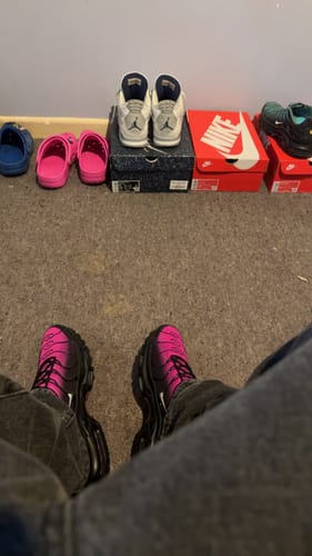 Customer photo review of Nike Air Max Plus TN 'Pink Sunset'