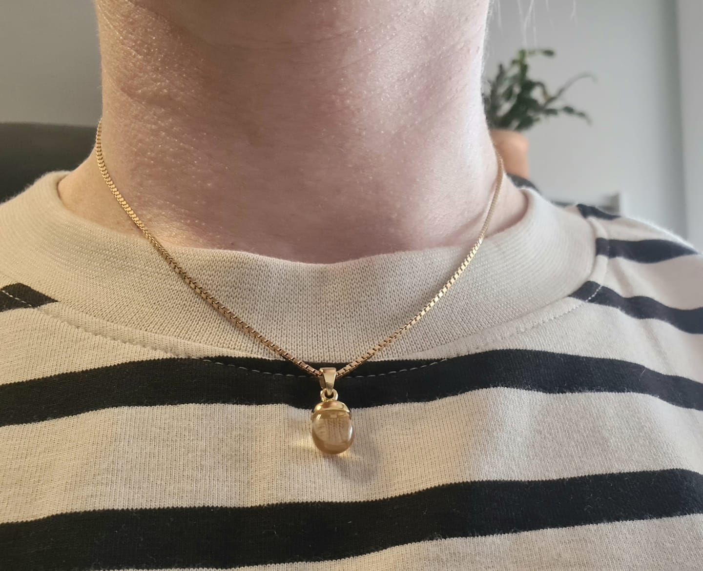 Customer photo review of Berlock Trumlad Citrin Guld