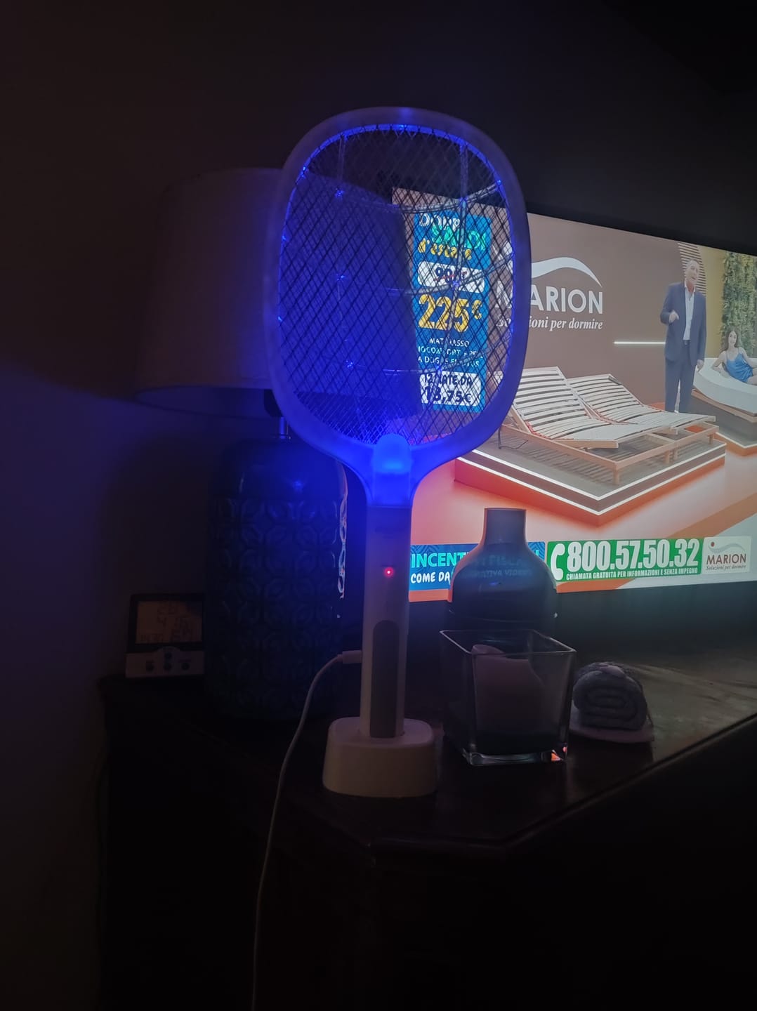 Customer photo review of (2 Pezzi) - Racchette Zanzare Elettriche Ricaricabili 2 in 1 Lampada Led Fulmina Insetti