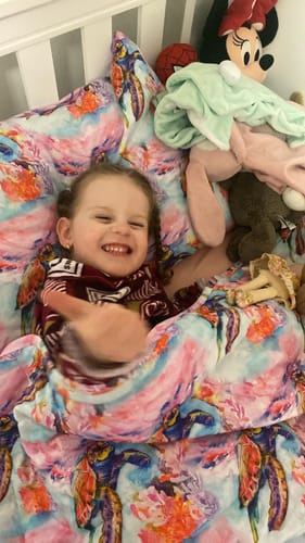 Customer photo review of Reef Sunset Quilt