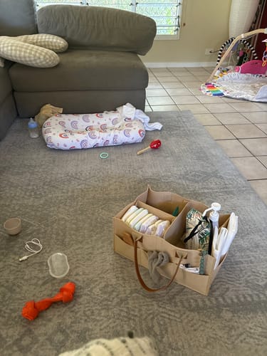 Customer photo review of The Mellow Mat® Designer Print | Light Grey