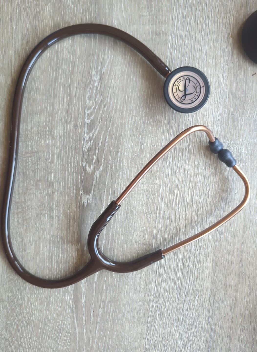 Customer photo review of Littmann Classic III Monitoring Stethoscope: Chocolate & Copper 5809