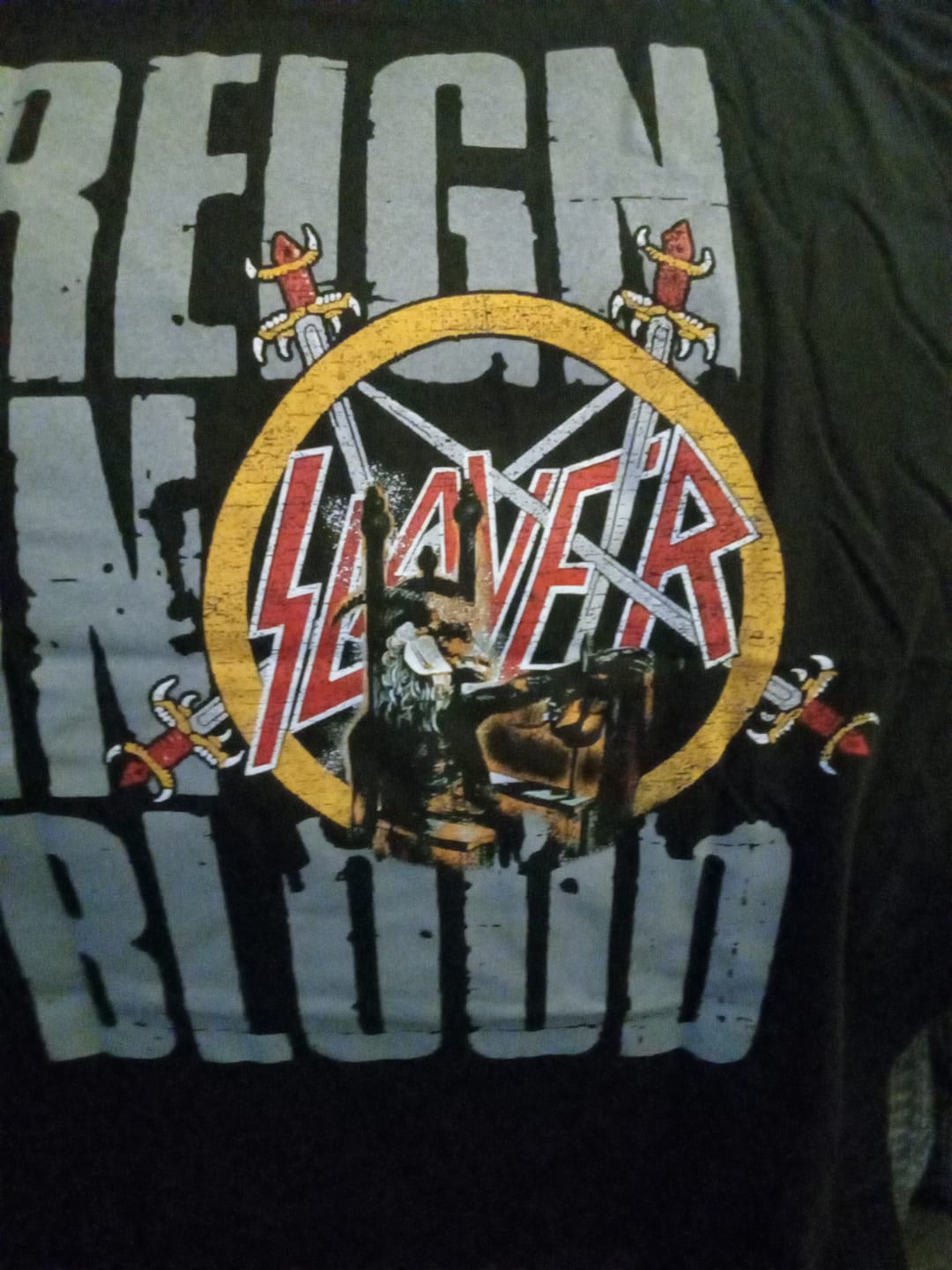 Customer photo review of Slayer - Reign In Blood - Shortsleeve Shirt