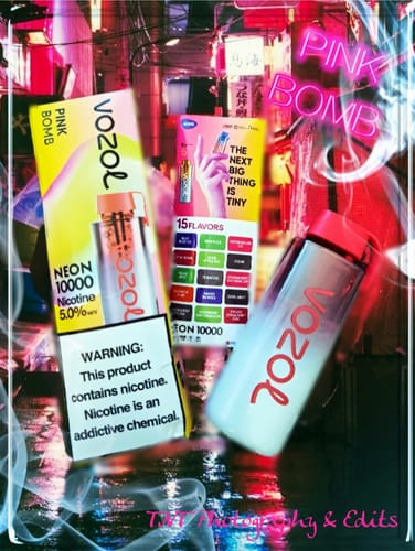 Customer photo review of Vozol Neon 10000 Disposable Vape (5%, 10000 Puffs)