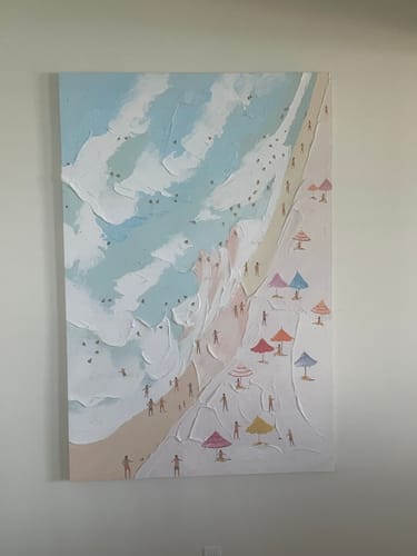 Customer review photo for Plaster Art Texture Painting #SG212