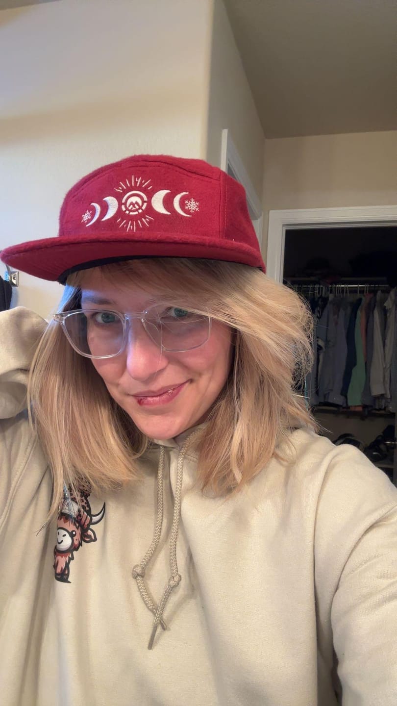 Customer photo review of Winter Solstice 5-Panel Hat