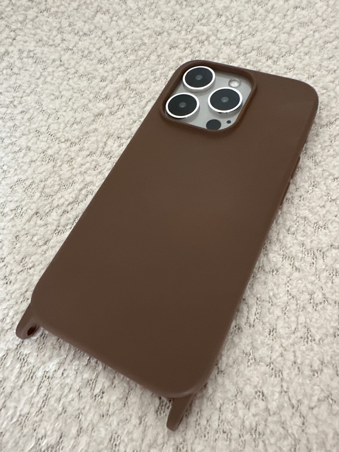 Customer photo review of Mix & Match iPhone Hülle - Braun