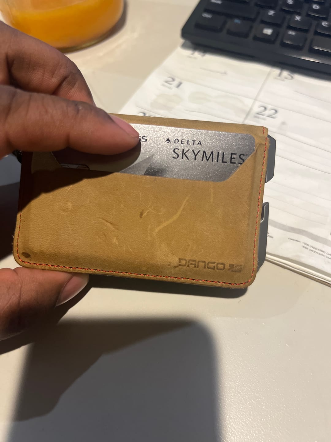 Customer photo review of D01 DAPPER™ BIFOLD WALLET - SPECIAL EDITION - SLATE GREY