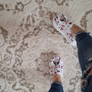 Customer photo review of Saboti Medicali Ortopedici, Albi cu Imprimeu, Femei - Model Airmax Asistenta