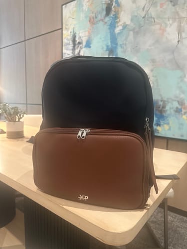 Customer photo review of Mom Travel Backpack