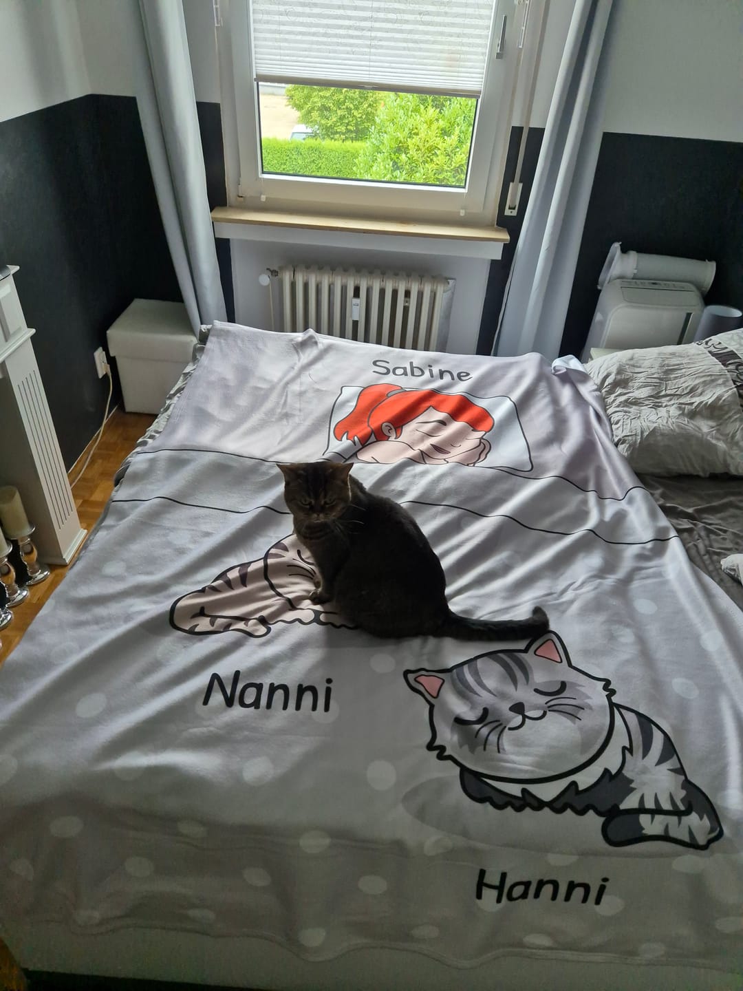 Customer photo review of Kuschelzeit mit Fellnasen Single - Individuelle Decke