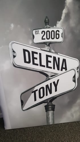 Customer photo review of COUPLES DATE OF LOVE by Cstm Canvas