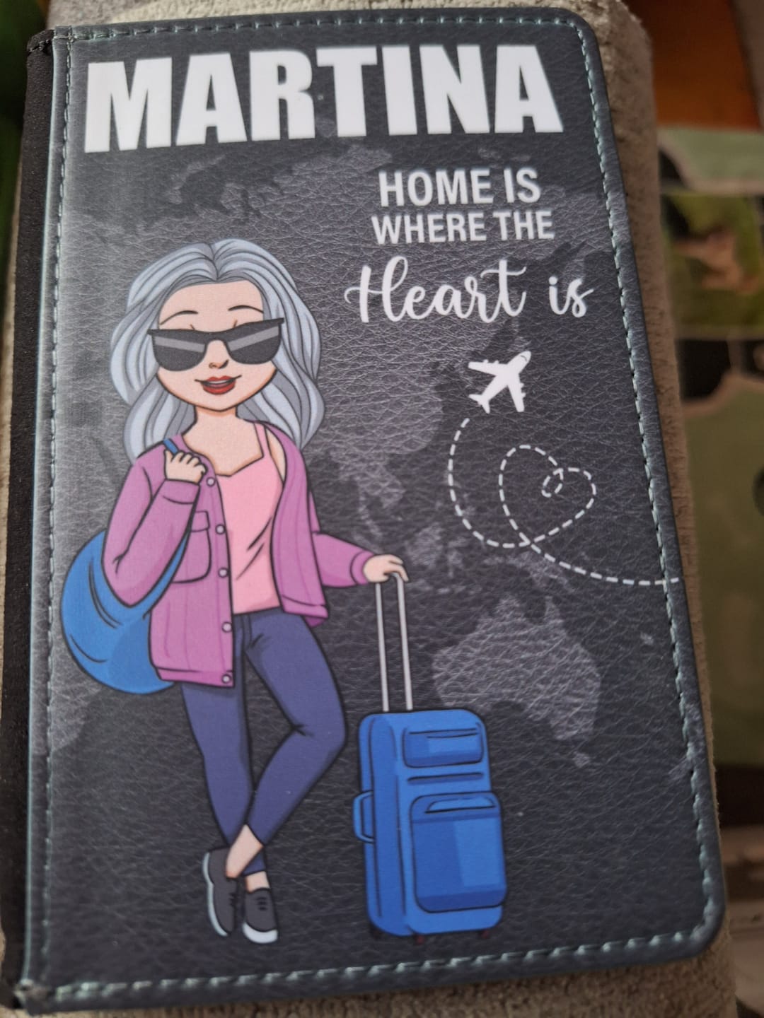Customer photo review of Auf Reisen - Individuelle Reisepasshülle