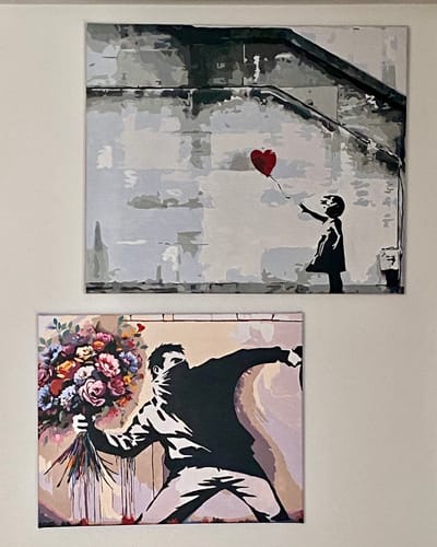 Customer photo review of Blumenwurf - Banksy