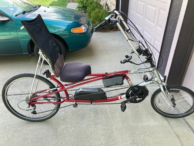 Customer photo review of Direct Attach Battery Mount (For Some Bikes & Trikes)