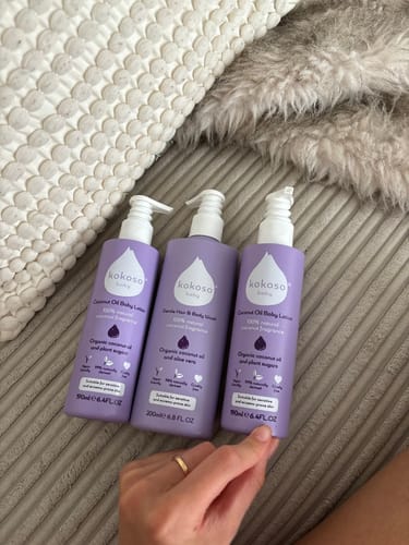 Customer photo review of Coconut Oil Baby Lotion