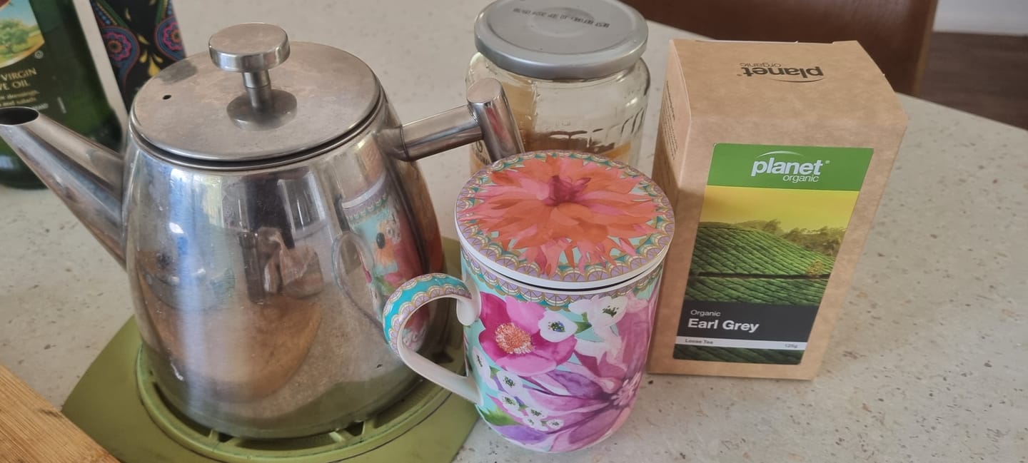 Customer photo review of Earl Grey Loose Leaf Tea 125g - Certified Organic