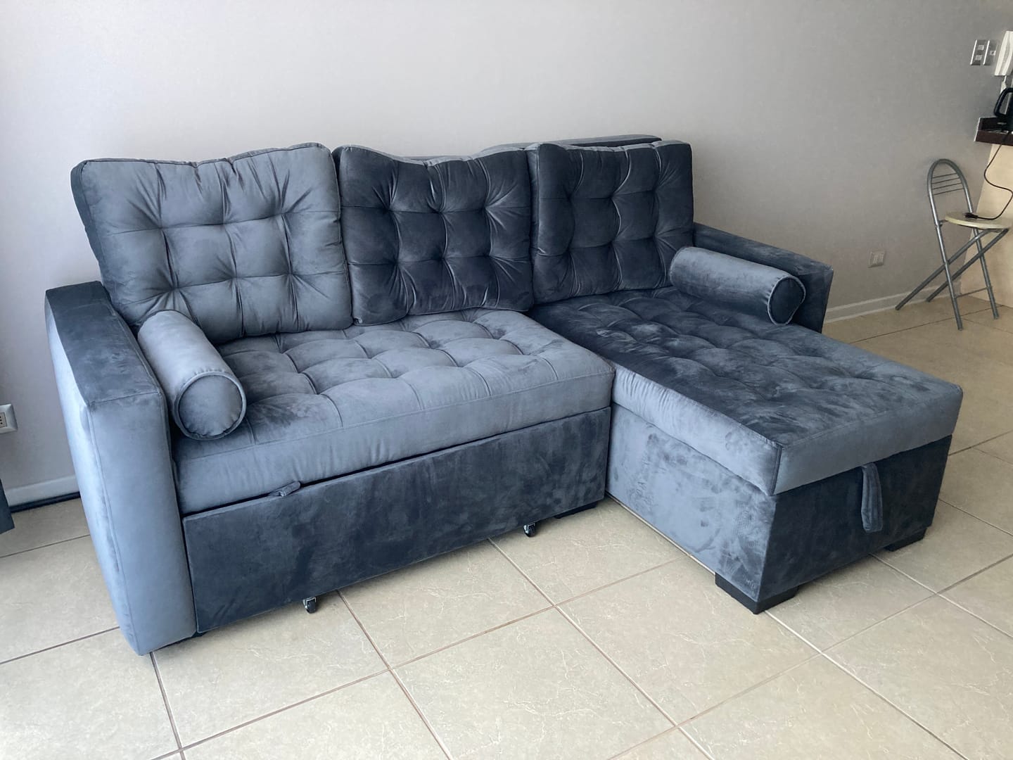 Customer photo review of Sofá cama Praga