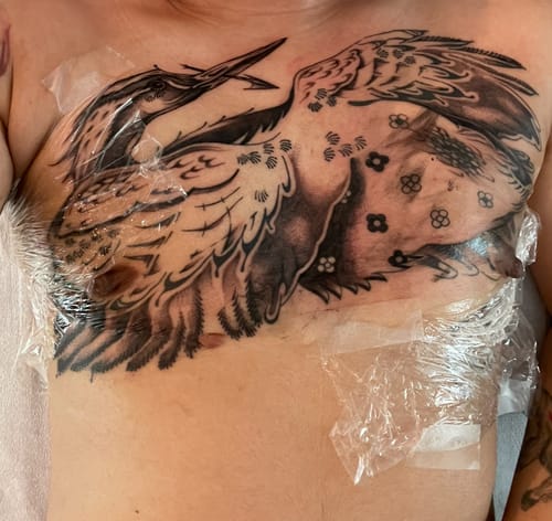 Customer photo review of XL Signature Tattoo Numbing Cream