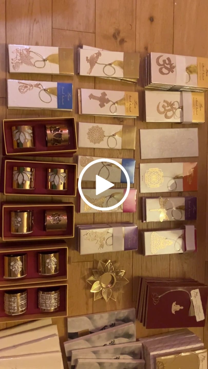 Customer video review of Tea Light Holder Gayatri Mantra Set of 2