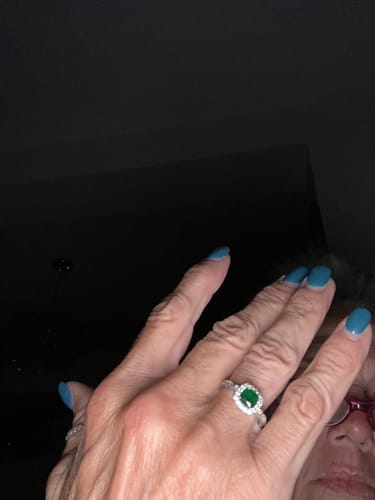 Customer photo review of Luck of the Irish™ 18K White Gold Ring