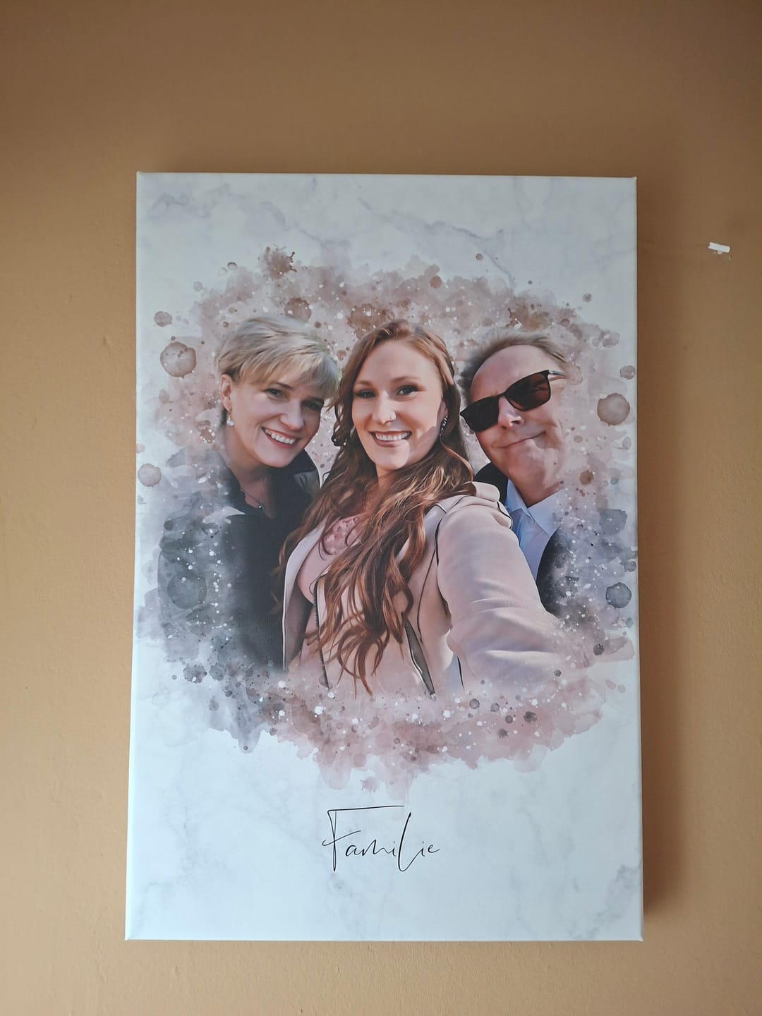Customer photo review of Familien-Poster im Aquarell-Stil | personalisierbar
