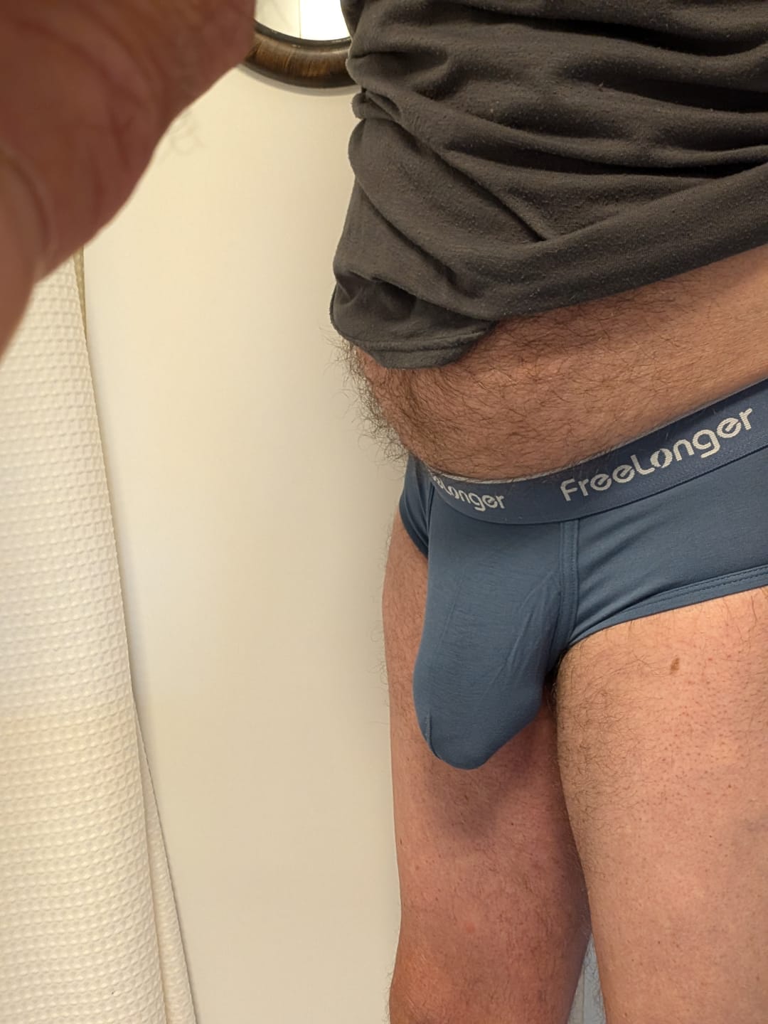 Customer photo review of FreeLonger Men's Comfy Separate Big Pouch Briefs