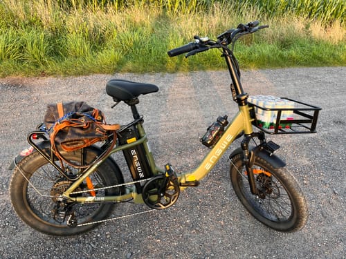 Customer photo review of Engwe L20 SE 250W 20" Foldable Electric Trekking Bike 15.6Ah Step-through E-bike