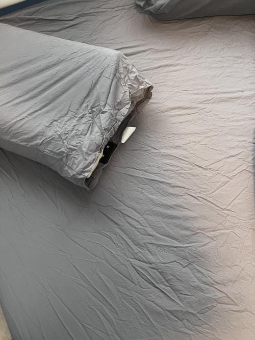 Customer photo review of Terra - Grounding Bed Sheet