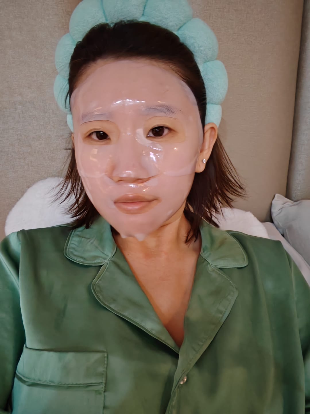 Customer photo review of Hydra Collagen Mask Brighten + Smooth