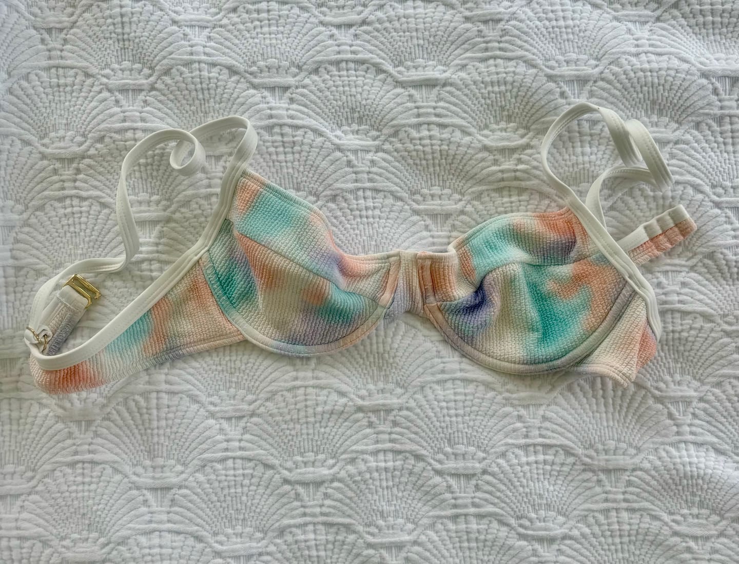 Customer photo review of Nova Underwire Bra Top - Sorbet