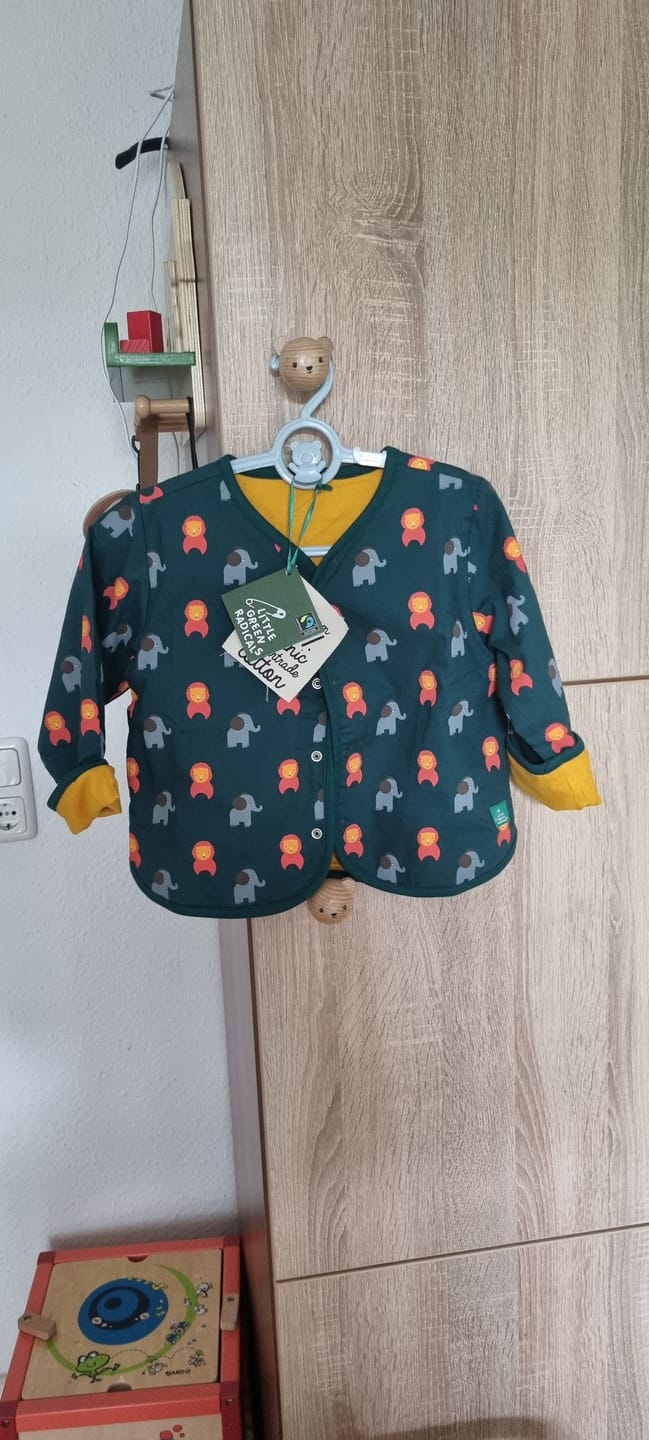 Customer photo review of Wild Reversible Collarless Spring Jacket