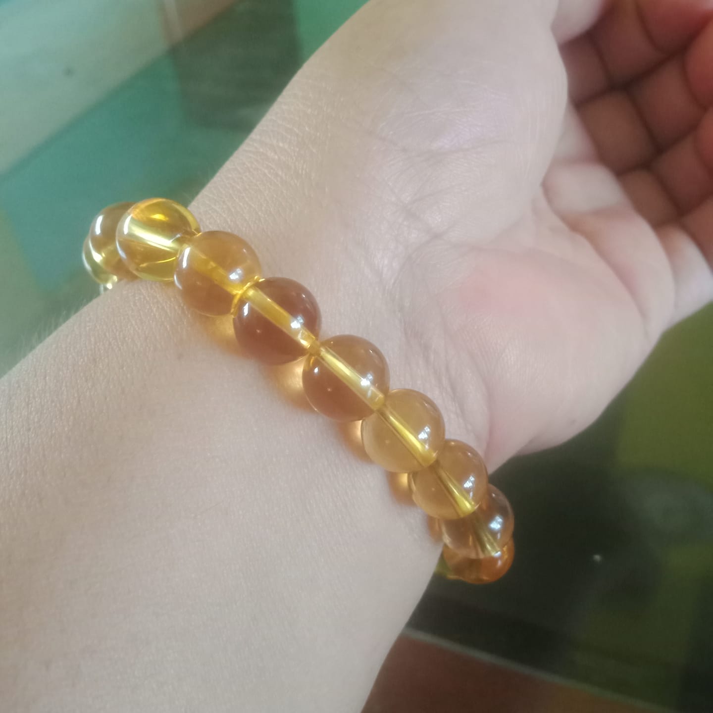 Customer photo review of Citrine Feng Shui Charm for Abundance - Success - Dispels Negativity