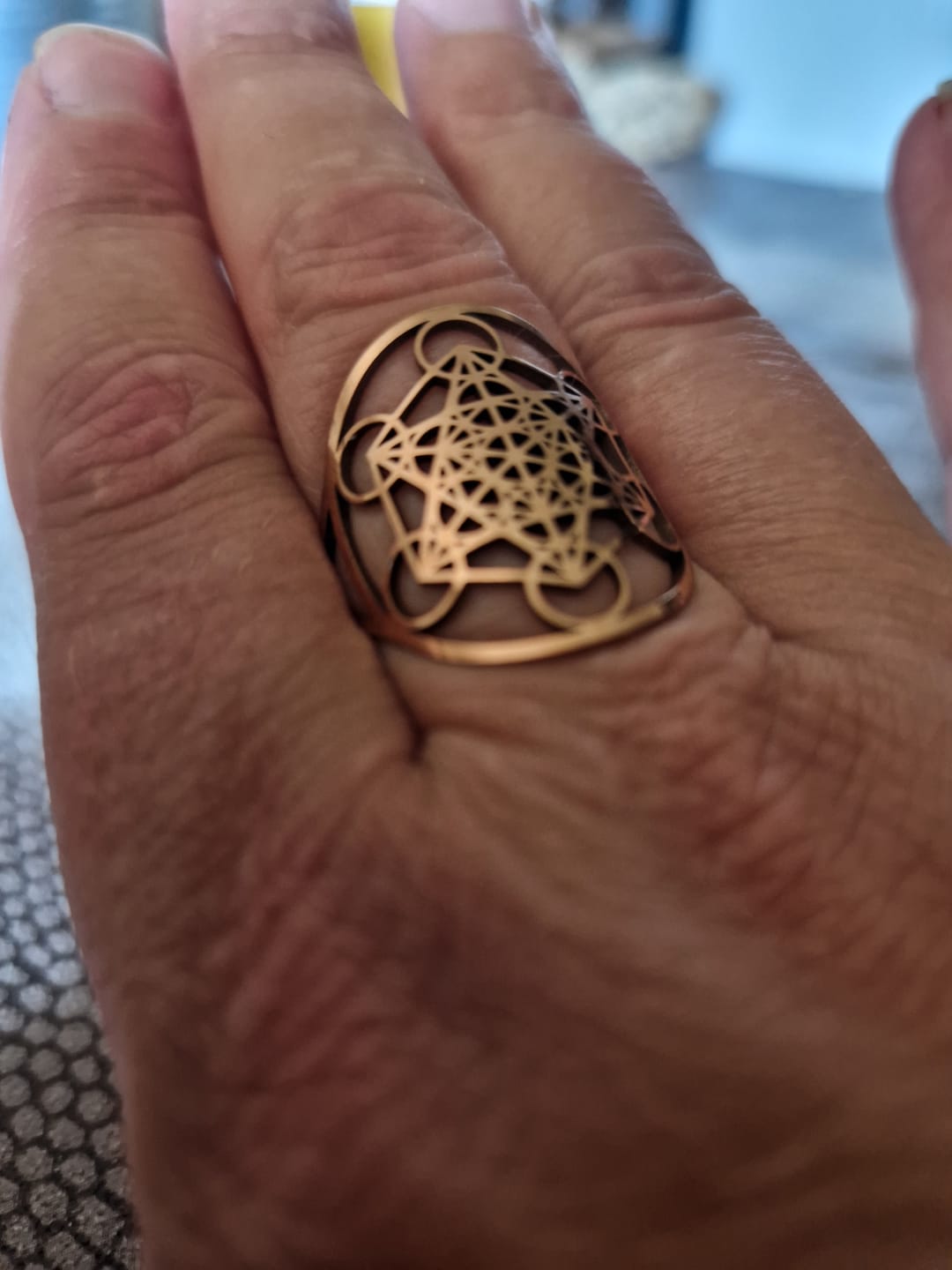 Customer photo review of Bague Ajustable Métatron