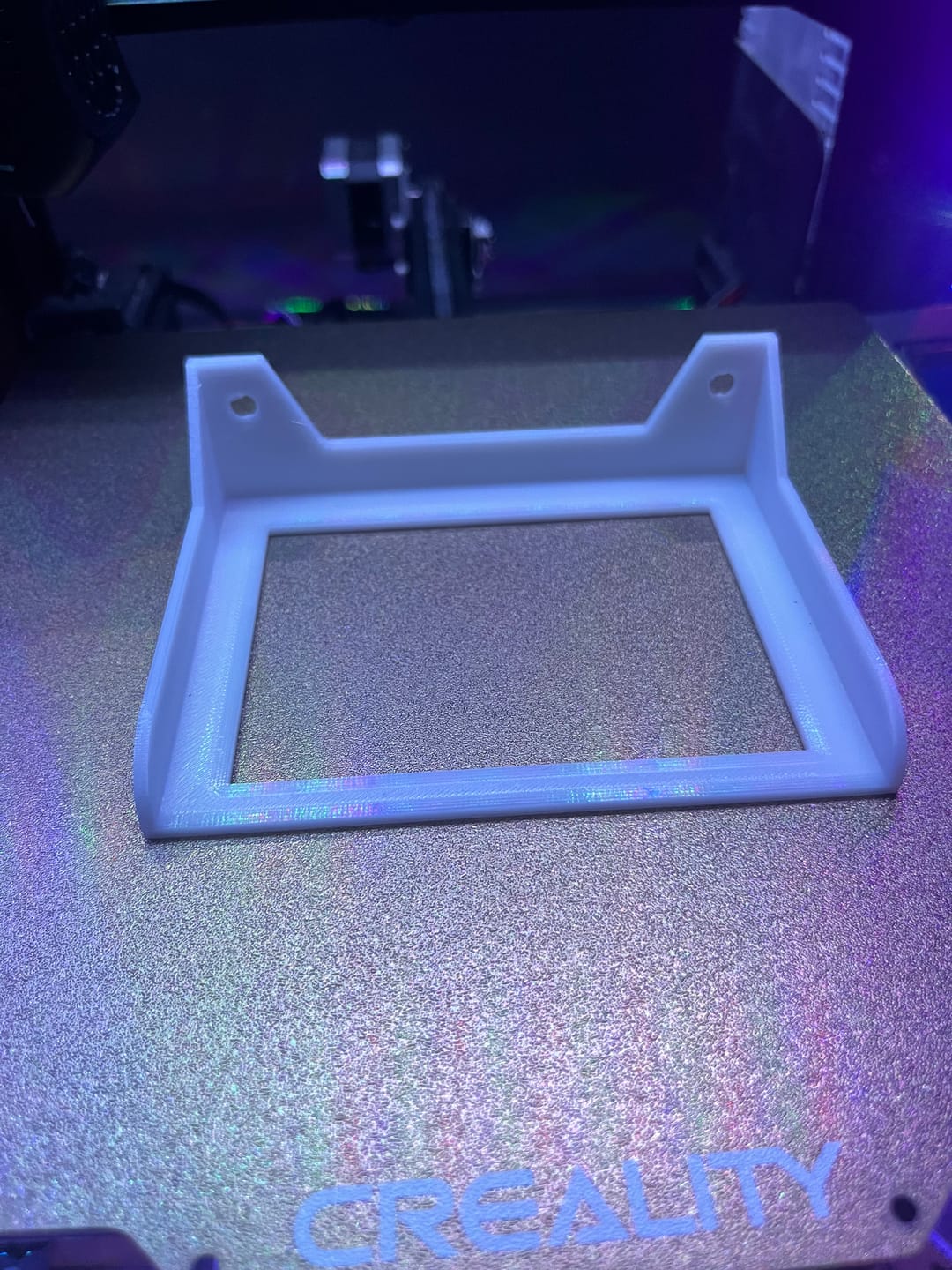 Customer photo review of Cloudy White PETG Filament 1.75mm 1kg