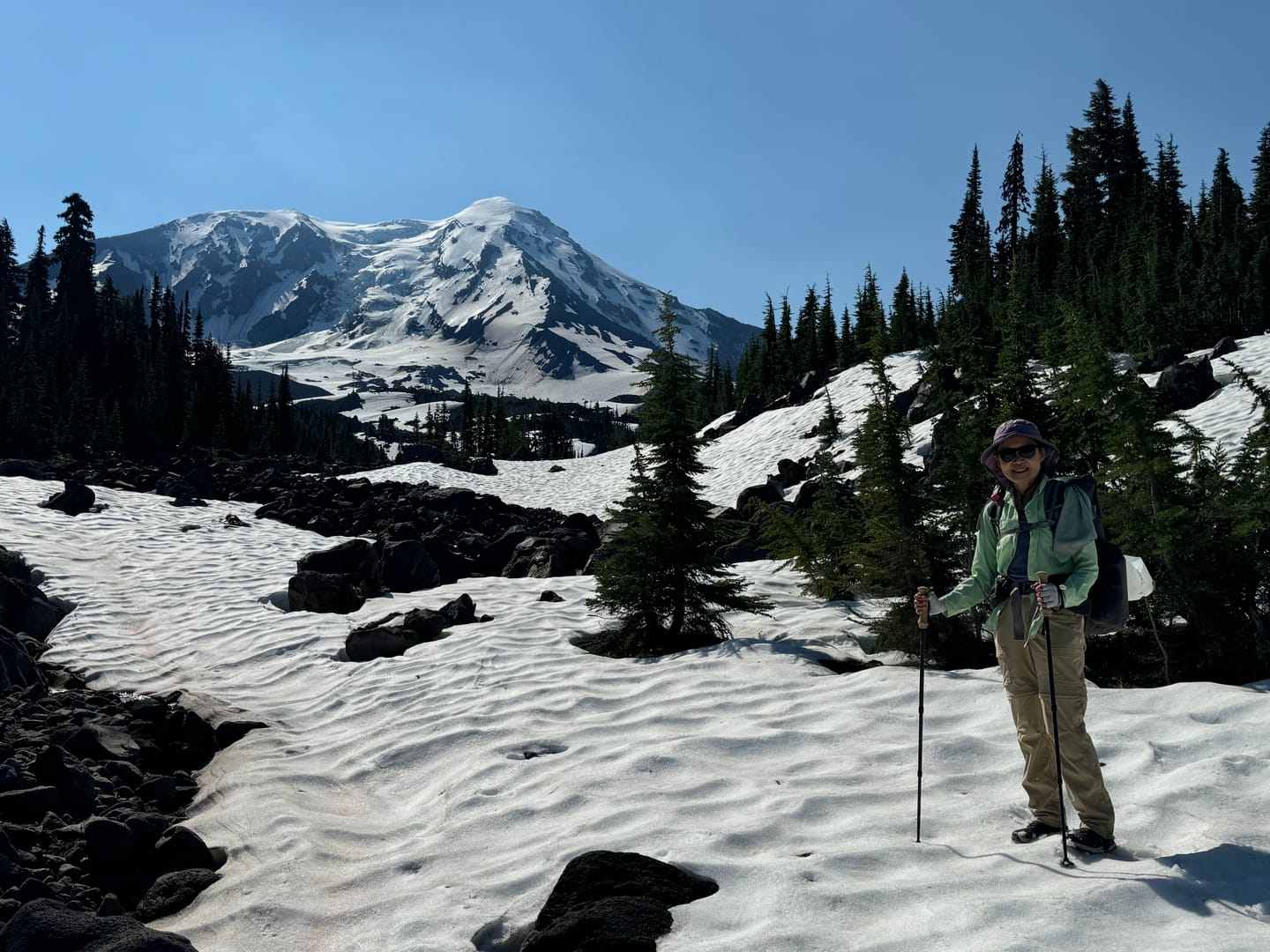 Customer photo review of LT5 Three Piece Carbon Trekking Poles (pair)