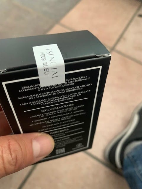 Customer photo review of H009 Inspirado en: Bleu - Chanel