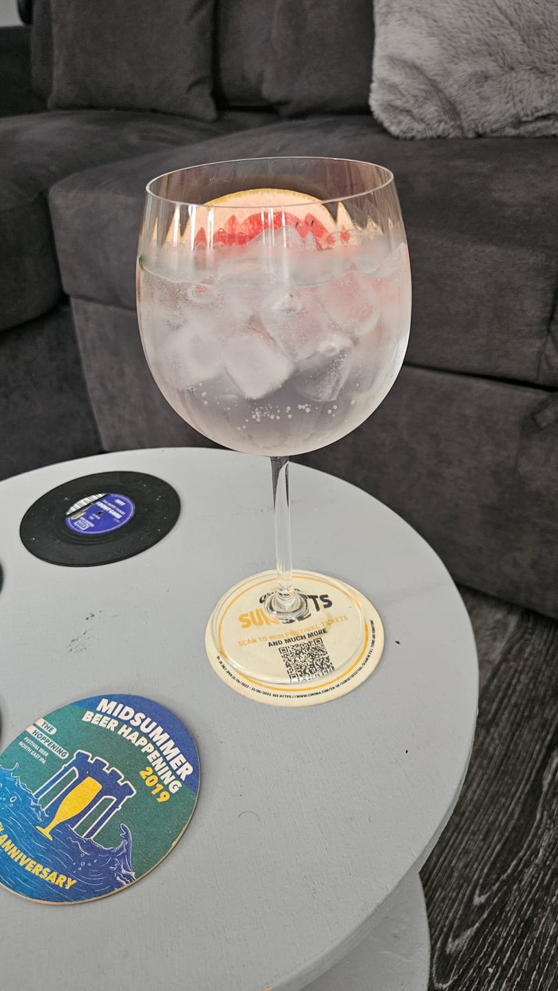 Customer photo review of Galway Crystal Erne Gin and Tonic Pair