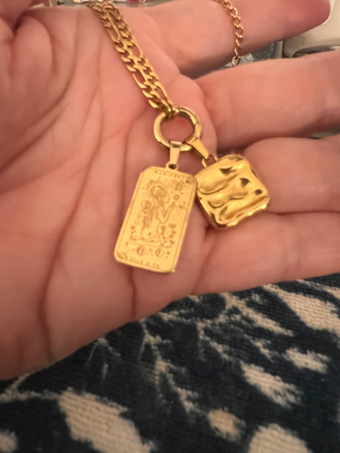 Customer photo review of MANIFEST Affirmation Necklace