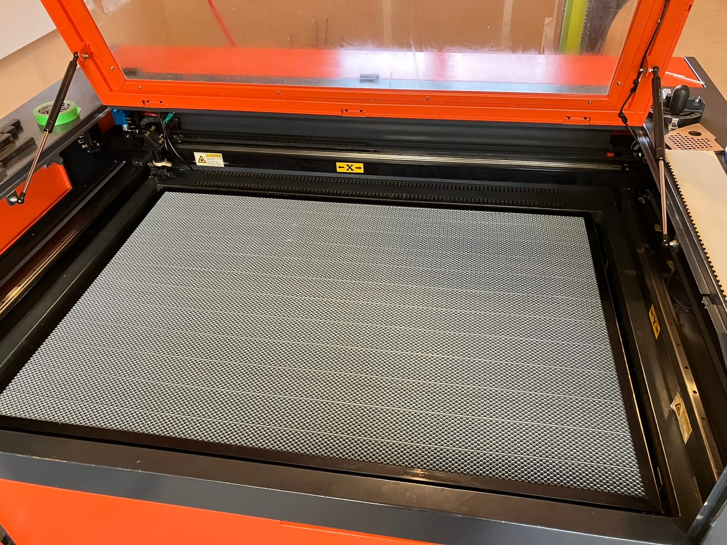 Customer photo review of Cloudray Honeycomb Bed For Laser Engraver