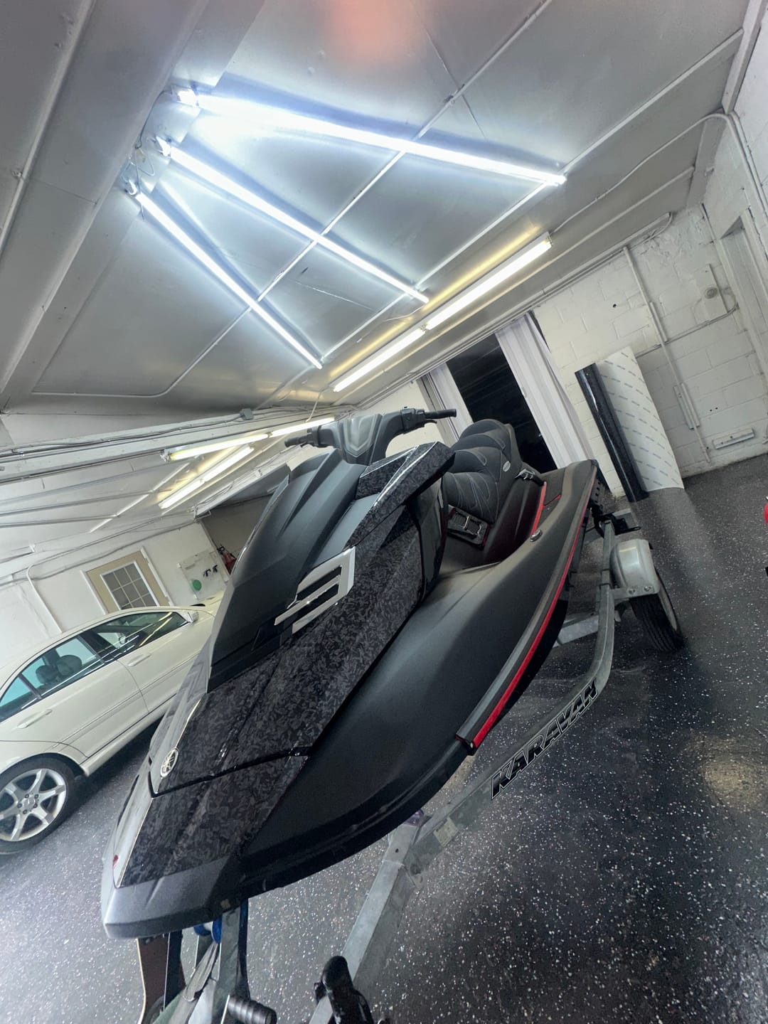 Customer photo review of Satin Black Vinyl Wrap