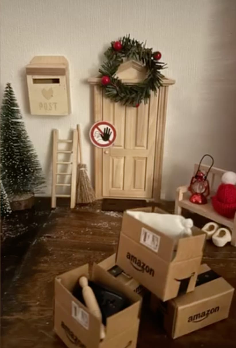 Customer photo review of Paketsendung für den Wichtel - 5 faltbare Boxen im Set
