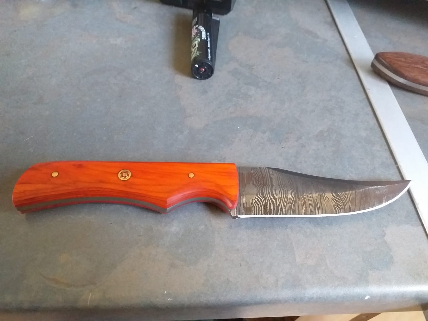 Customer photo review of Seconds Lucky Dip Damascus Knife