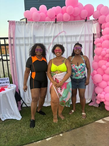 Customer photo review of Custom Fabric Backdrop for Birthday&Baby Shower&Wedding& Any Event Decorations