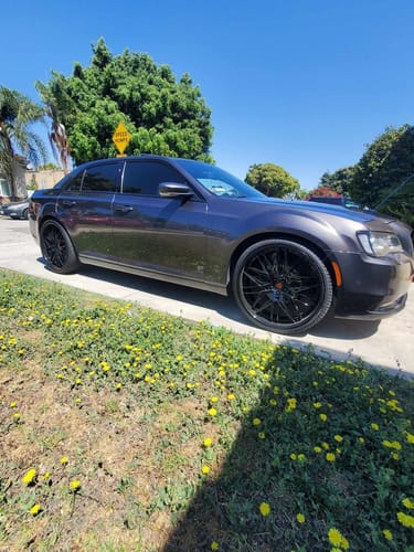 Customer photo review of CUSTOM 2 PIECE FORGED CHROME WHEELS:  RV-T081