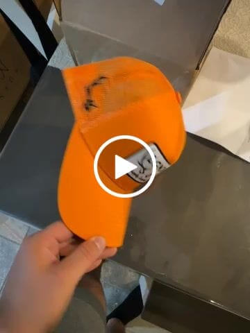 Customer video review of Hunter Orange Snapback