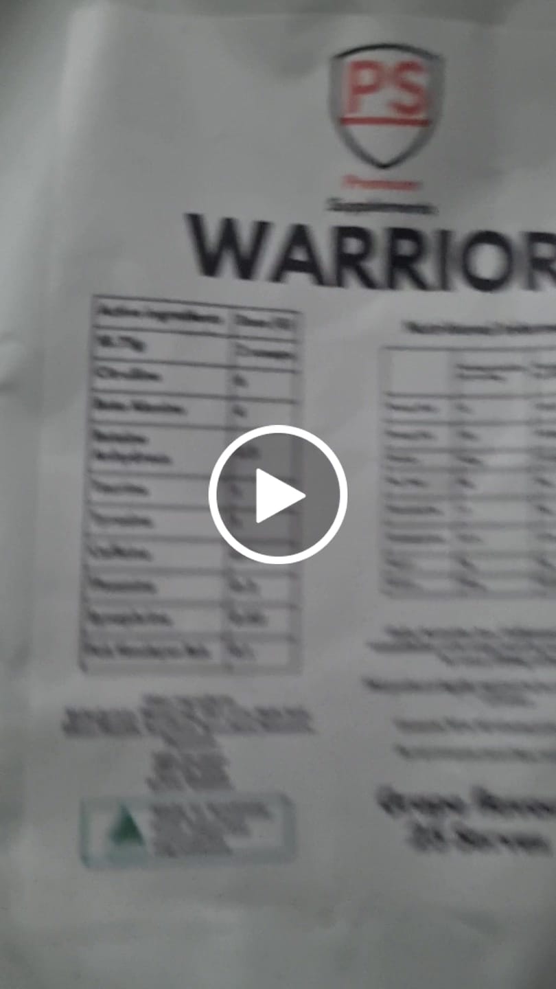 Customer video review of Night warrior Caffeine-free Pre-workout
