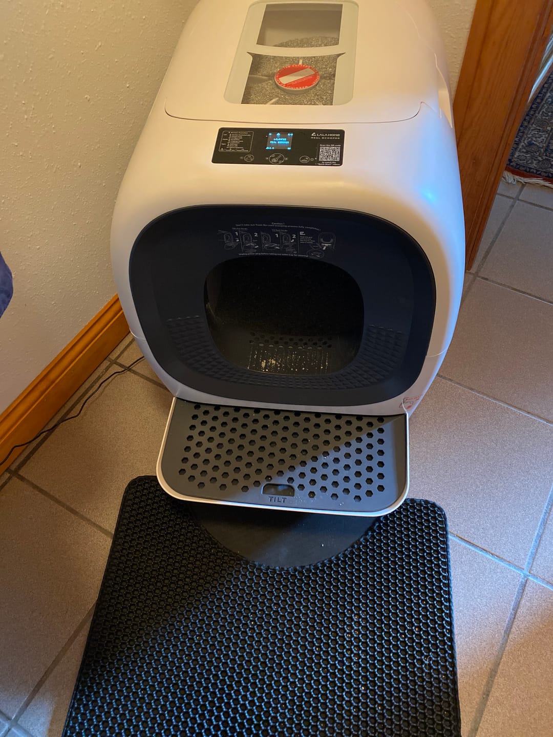 Customer photo review of Double Layer Waterproof Litter Trap Mat